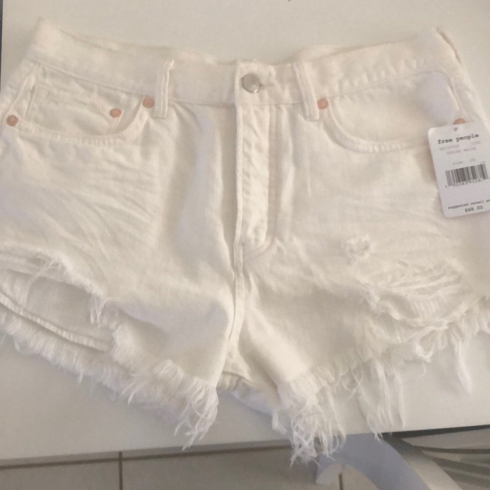 Free People Jean Shorts